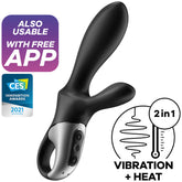 SATISFYER - HEAT CLIMAX+ APP BLACK ANAL VIBRATOR
